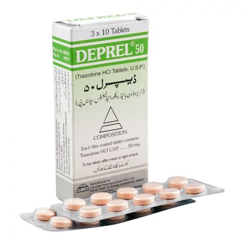 Adamjee Pharmaceuticals Deprel 50 Tablet, 30-Pack