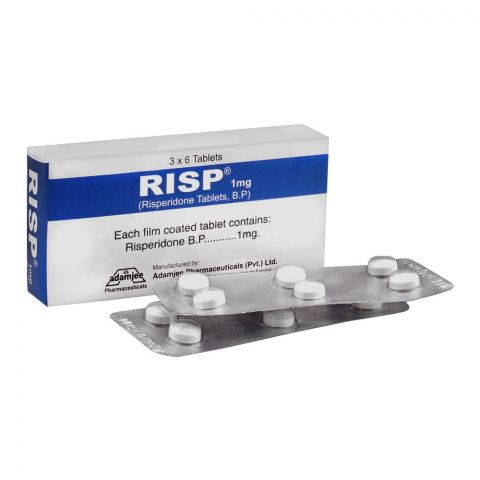 Adamjee Pharmaceuticals Risp Tablet, 1mg, 18-Pack