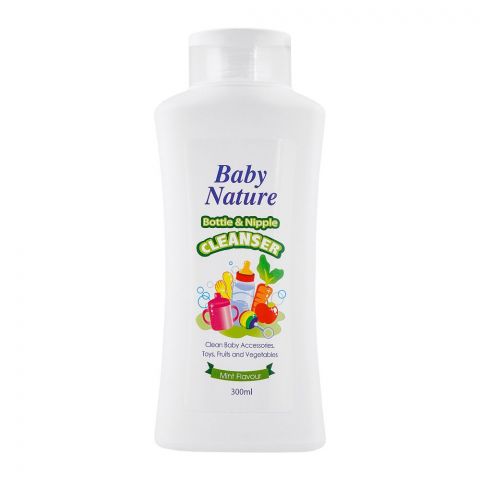 Baby Nature Mint Bottle & Nipple Cleanser, 300ml