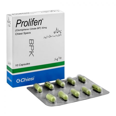 Chiesi Pharmaceuticals Prolifen Capsule, 50mg, 10-Pack