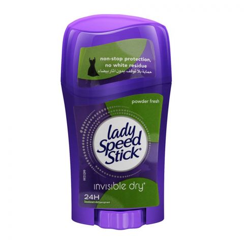 Lady Speed Stick Invisible Dry Powder Fresh Deodorant Stick, For Women, 40g
