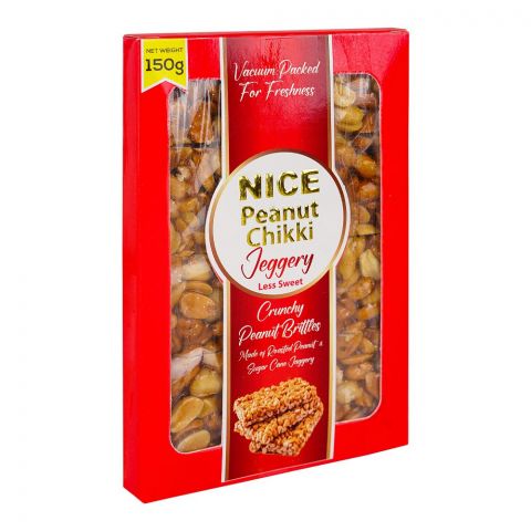 Nice Peanut Brittles (Moong Phali Chikki Jaggery), 150g