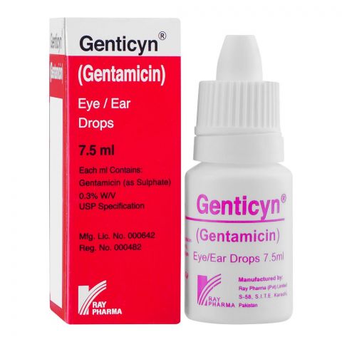 Ray Phrama Genticyn Eye/Ear Drops, 7.5ml