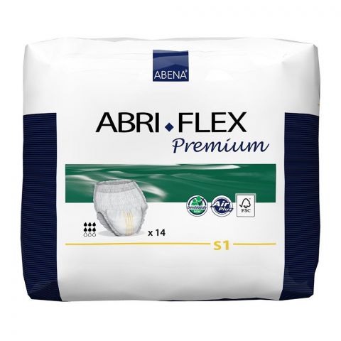 Abena Abri Flex Premium Adult Pants, Small, 24-36 Inches, 14-Pack