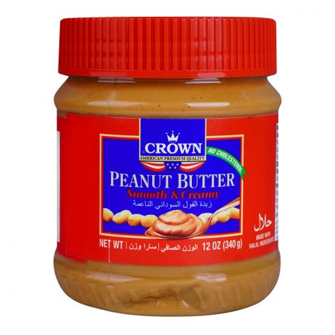 Crown Peanut Butter Smooth, 340g