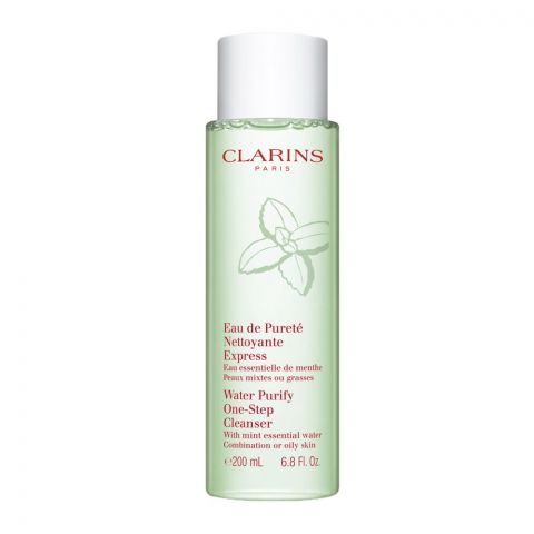 Clarins Paris Water Purify One-Step Cleanser, Combination Or Oily Skin, 200ml