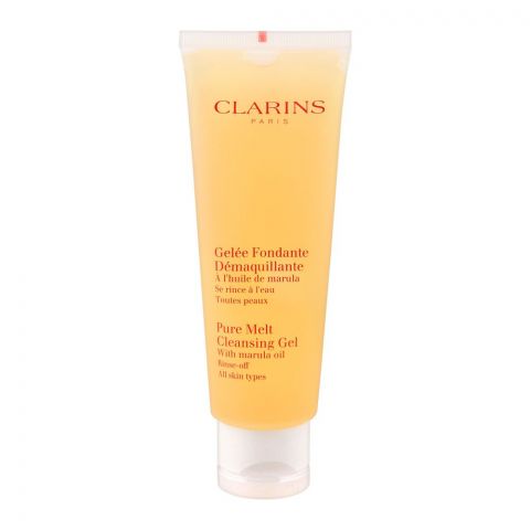 Clarins Paris Pure Melt Cleansing Gel With Marula Oil, All Skin Types, 125ml