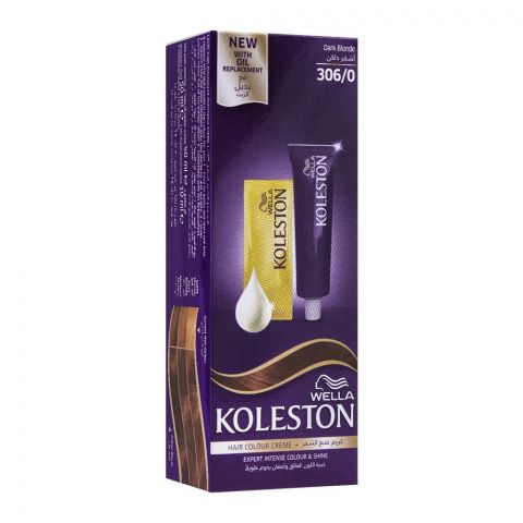Wella Koleston Hair Color Creme, 306/0, Dark Blonde
