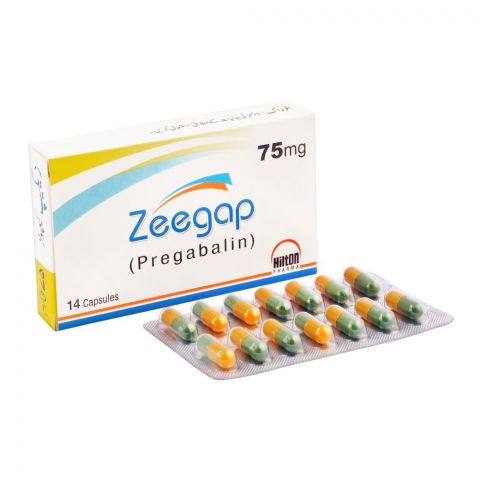 Hilton Pharma Zeegap Capsule, 75mg, 14-Pack