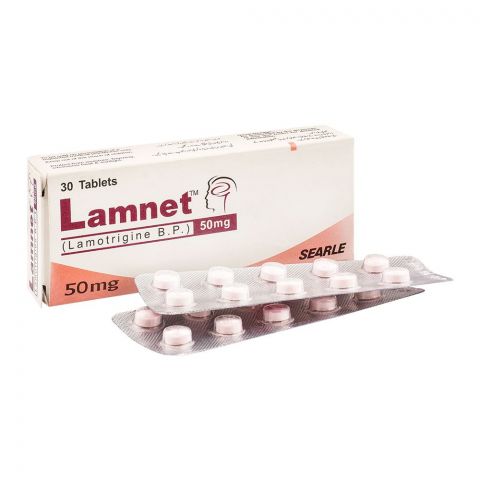 Searle Lamnet Tablet, 50mg, 30-Pack