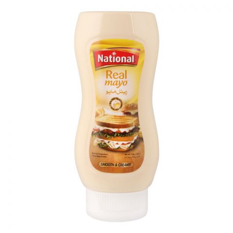 National Real Mayonnaise Squeezy, 350g
