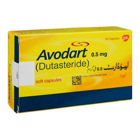 Avodart Capsules, 0.5mg, 30-Pack