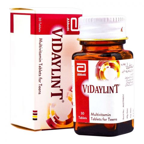 Abbott ViDaylin-T, Multivitamins Tablet For Teens, 30-Pack
