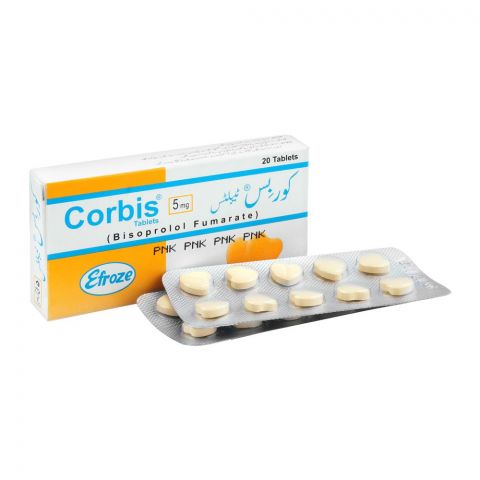 Efroze Chemicals Corbis Tablet, 5.0mg, 20-Pack