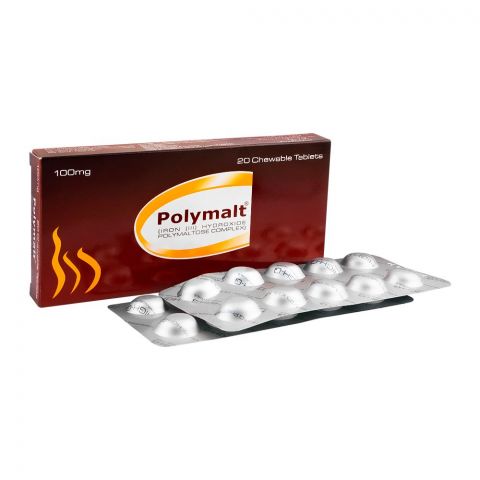 High-Q Pharmaceuticals Polymalt Tablet, 100mg, 20-Pack