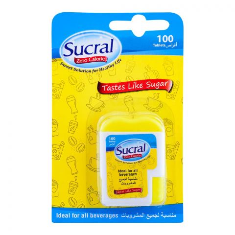 Sucral Tablet, Zero Calorie Sweetener, 100-Pack