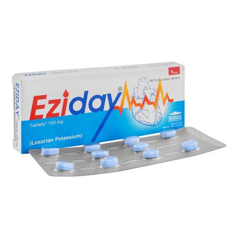 Werrick Pharmaceuticals Eziday Tablet, 100mg, 10-Pack