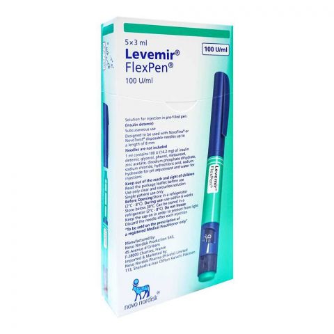 Novo Nordisk Pharma Levemir Flex Pen, 100 U/ml, 3ml