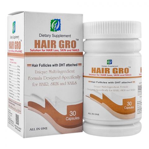 AIE Global Healthcare Hair Gro Capsule, 30-Pack