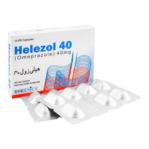 Biogenics Helezol Capsule, 40mg, 14-Pack