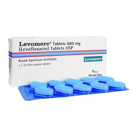 Martin Dow Levomerc Tablet, 500mg, 10 Tablets