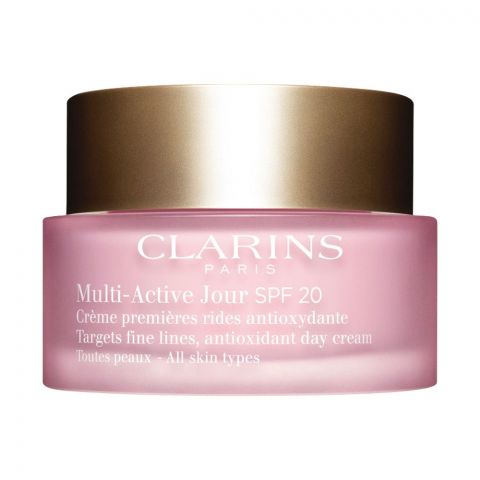 Clarins Paris Multi-Active Jour SPF 20 Anti Oxidant Day Cream, All Skin Types, 50ml