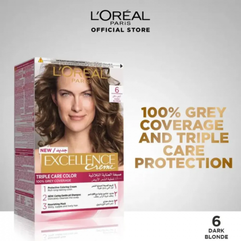 L'Oreal Paris Excellence Creme Hair Colour, Blond Force 6