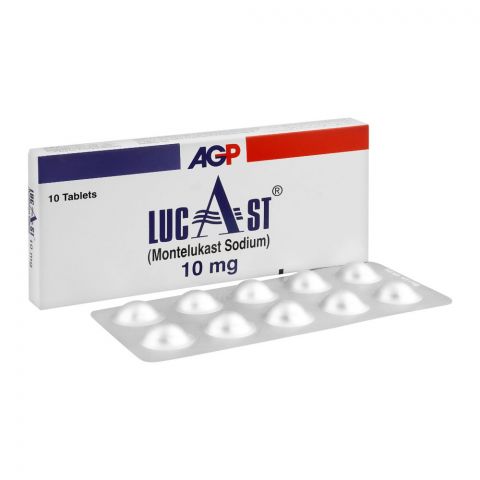 AGP Pharma Lucast Tablet, 10mg, 10-Pack