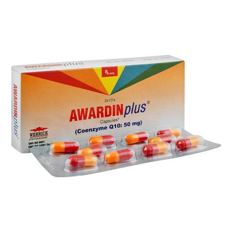 Werrick Pharmaceuticals Awardin Plus Capsule, 50mg, 20-Pack