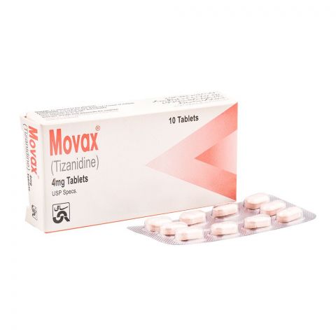 Sami Pharmaceuticals Movax Tablet, 4mg, 10-Pack