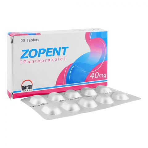 Hilton Pharma Zopent Tablet, 40mg, 20-Pack
