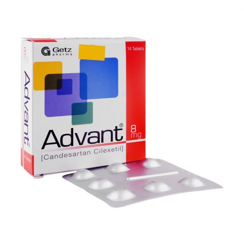 Getz Pharma Advant Tablet, 8mg, 14-Pack