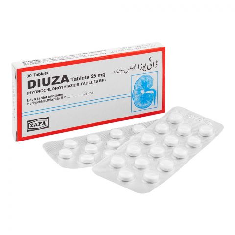 Zafa Pharmaceuticals Diuza Tablet, 25mg, 30-Pack