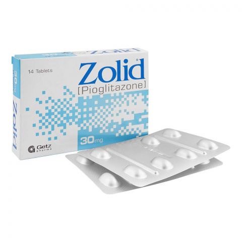 Getz Pharma Zolid Tablet, 30mg, 14-Pack