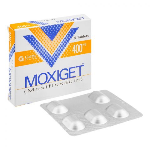 Getz Pharma Moxiget Tablet, 400mg, 5-Pack