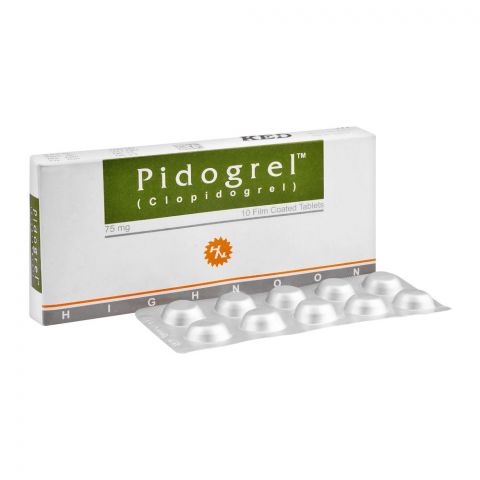 Highnoon Laboratories Pidogrel Tablet, 75mg, 10-Pack