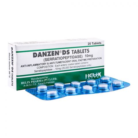 Helix Pharma Danzen DS Tablet, 10mg, 1-Strip