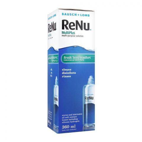 Renu Multi Plus Multi-Purpose Contact Lenses Solution, 360ml