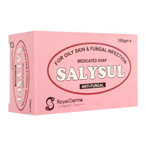 Royal Derma Salysul Medicated Soap, For Oily Skin & Fungal Infection, 100g