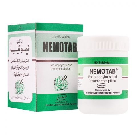 Hamdard Nemotab, 50 Tablets