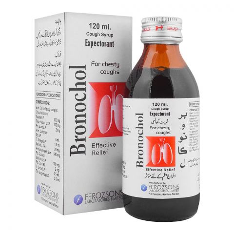 Ferozsons Laboratories Bronochol Cough Syrup, 120ml