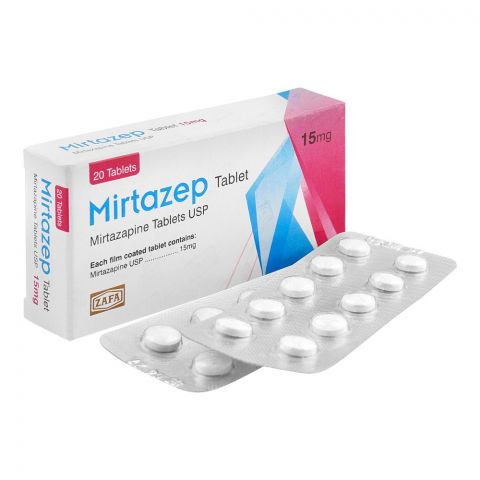Barrett Hodgson Mirtazep Tablet, 15mg, 20-Pack