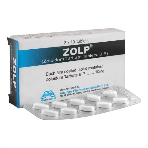 Adamjee Pharmaceuticals Zolp Tablet, 10mg, 20-Pack