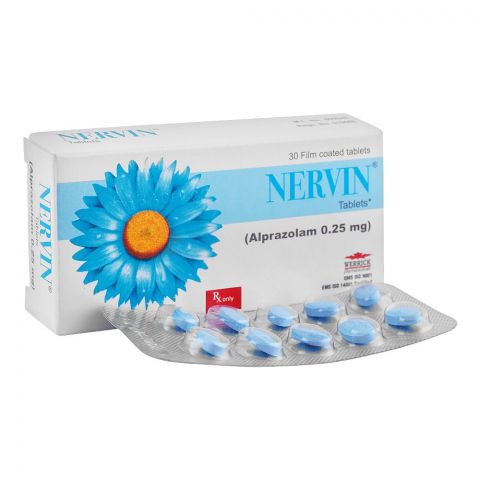 Werrick Pharmaceuticals Nervin Tablet, 0.25mg, 30-Pack