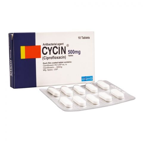 High-Q Pharmaceuticals Cycin Tablet, 500mg, 10-Pack