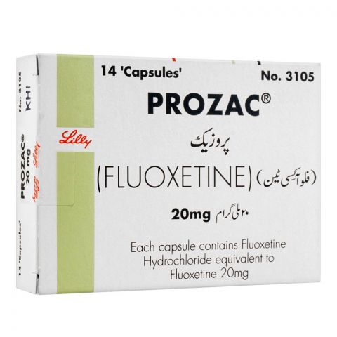 Eli Lilly Prozac Capsule, 20mg, 14-Pack
