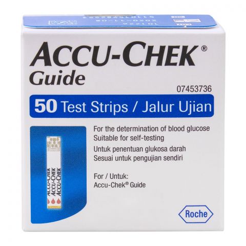 Accu-Chek Guide Blood Glucose Test Strips, 50 Count