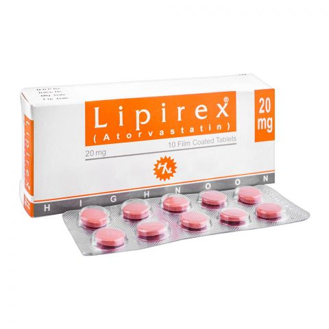 Highnoon Laboratories Lipirex Tablet, 20mg, 10-Pack