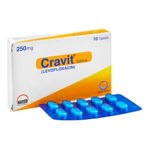 Hilton Pharma Cravit Tablet, 250mg, 10-Pack