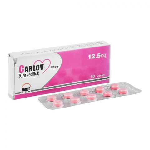 Hilton Pharma Carlov Tablet, 12.5mg, 10-Pack